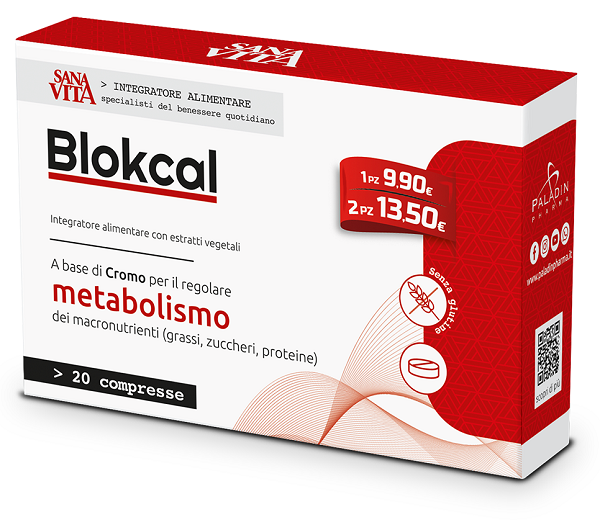 SANAVITA BLOKCAL 20 COMPRESSE - Farmapanda Srl