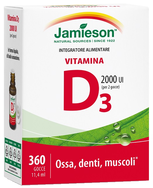 JAMIESON VITAMINA D GOCCE 11,4 ML - Farmapanda Srl
