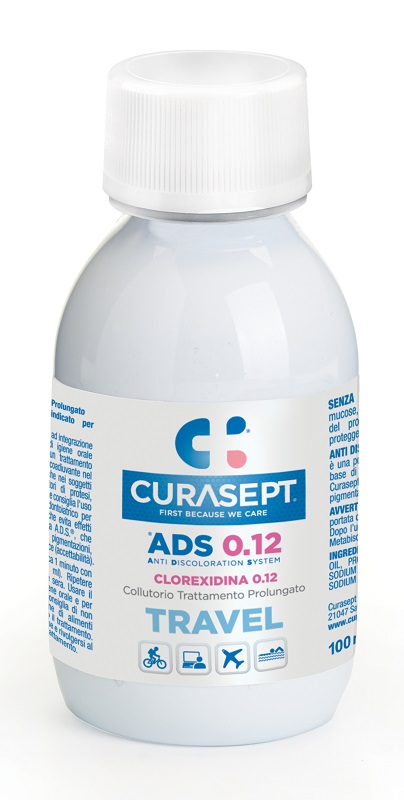 CURASEPT COLLUTORIO 0,12 TRAVEL ADS 100 ML - Farmapanda Srl