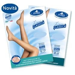 SAUBER CALZA AUTOREGGENTE 140 DENARI MAGLIA MICRORETE NEUTRO BEIGE 4 LINEA CLASSICA - Farmapanda Srl