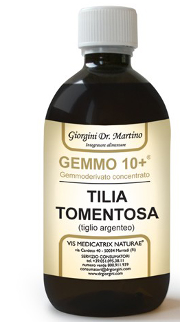GEMMO 10+ TIGLIO ARGENTEO LIQUIDO ANALCOLICO 500 ML - Farmapanda Srl