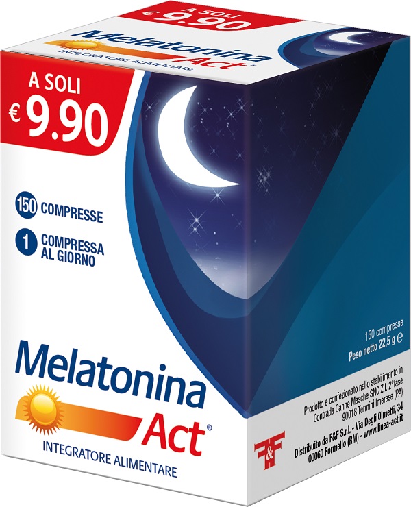 MELATONINA ACT 150 COMPRESSE - Farmapanda Srl