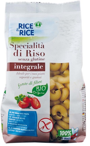 RICE&RICE CHIFFERI DI RISO INTEGRALE 250 G - Farmapanda Srl