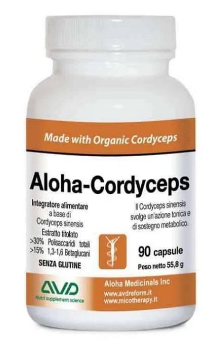 ALOHA CORDYCEPS 90 CAPSULE - Farmapanda Srl