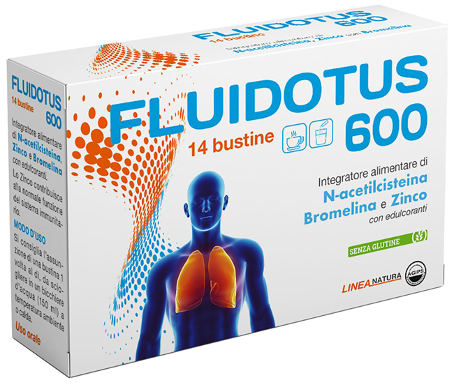 FLUIDOTUS 600 14 BUSTINE - Farmapanda Srl