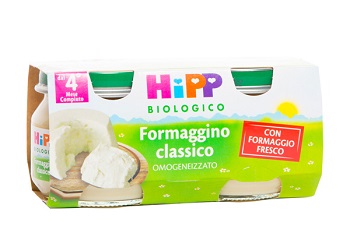 HIPP BIO OMOGENEIZZATO FORMAGGINO CLASSICO 2X80 G - Farmapanda Srl