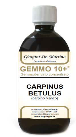 GEMMO 10+ CARPINO BIANCO 500 ML LIQUIDO ANALCOLICO - Farmapanda Srl