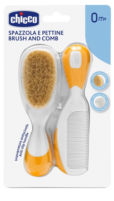 CHICCO SPAZZOLA + PETTINE ARANCIONE - Farmapanda Srl