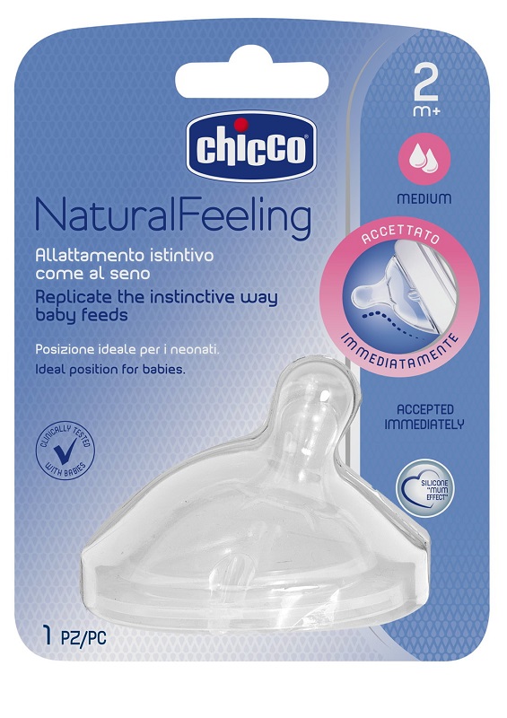 CHICCO TETTARELLA STEPUP NEW 2M+ FLUSSO MEDIO - Farmapanda Srl