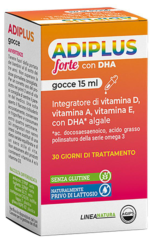 ADIPLUS FORTE CON DHA GOCCE FLACONCINO 15 ML - Farmapanda Srl