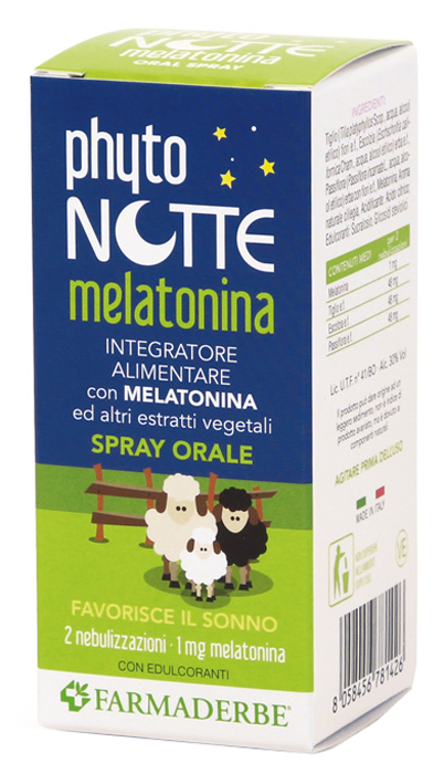 PHYTO NOTTE MELATONINA SPRAY ORALE 30 ML - Farmapanda Srl