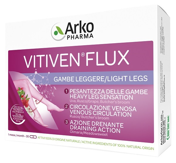 VITIVEN FLUX 30 CAPSULE - Farmapanda Srl