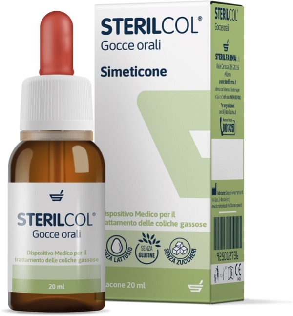 STERILCOL GOCCE ORALI SOSPENSIONE GASTROFUNZIONALE FLACONCINO 20 ML - Farmapanda Srl