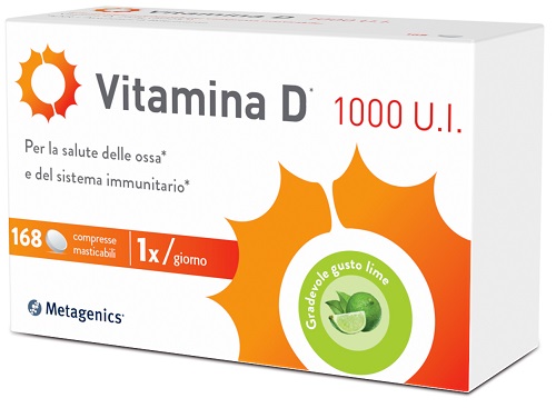 VITAMINA D 1000 UI 168 COMPRESSE MASTICABILI - Farmapanda Srl