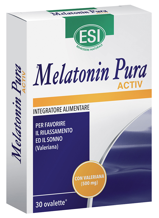 ESI MELATONIN PURA ACTIV 30 OVALETTE - Farmapanda Srl
