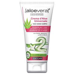 ALOEVERA2 CREMA D'ALOE UNIVERSALE VISO MANI E CORPO 75 ML - Farmapanda Srl