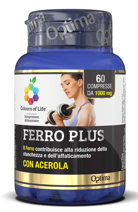 COLOURS OF LIFE FERRO PLUS 60 COMPRESSE 1000 MG - Farmapanda Srl