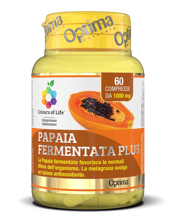 COLOURS OF LIFE FERMENTA PAPAIA PLUS 60 COMPRESSE 1000 MG - Farmapanda Srl