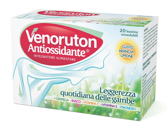 VENORUTON ANTIOSSIDANTE 20 BUSTINE OROSOLUBILI MONODOSE - Farmapanda Srl