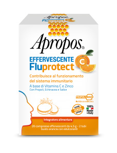 APROPOS FLUPROTECT EFFERVESCENTE C 20 COMPRESSE - Farmapanda Srl