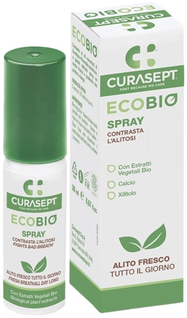 CURASEPT PHARMADENT ECOBIO SPRAY 20 ML - Farmapanda Srl