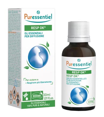 MISCELA RESP OK OLI ESSENZIALI PER DIFFUSIONE 30 ML PURESSENTIEL ECOCERT - Farmapanda Srl