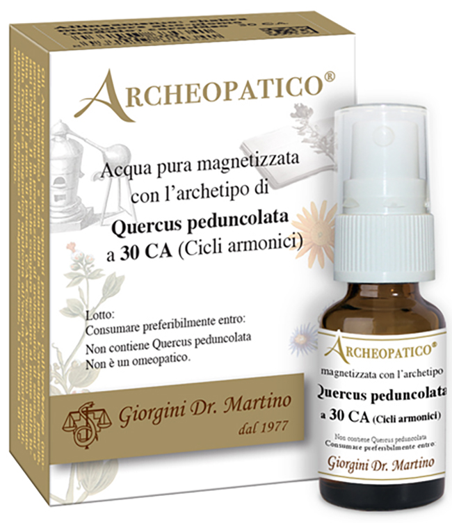 ARCHEOPATICO ACQUA PURA MAGNETIZZATA CON ARCHETIPO QUERCUS PEDUNCOLATA A 30 CICLI ARMONICI 10 ML - Farmapanda Srl