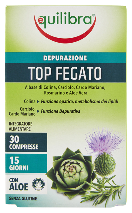 TOP FEGATO CON ALOE 30 COMPRESSE - Farmapanda Srl