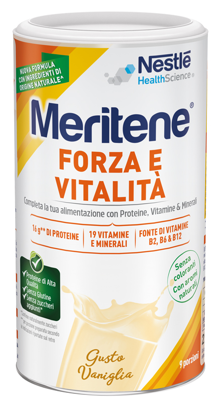 MERITENE FORZA E VITALITA' VANIGLIA 270 G - Farmapanda Srl