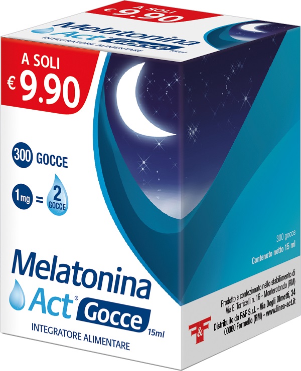 MELATONINA ACT GOCCE 15 ML - Farmapanda Srl