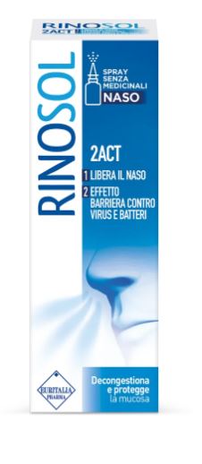 SPRAY NASALE RINOSOL 2ACT 15 ML - Farmapanda Srl