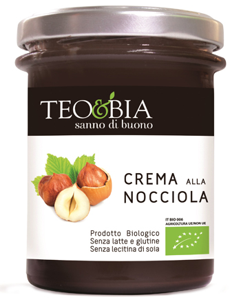 TEO&BIA-CREMA ALLA NOCCIOLA BIO SENZA LATTE 212 G - Farmapanda Srl