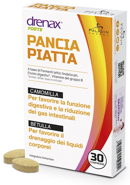 DRENAX FORTE PANCIA PIATTA 30 COMPRESSE - Farmapanda Srl