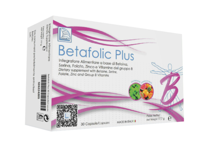 BETAFOLIC PLUS 30 CAPSULE ASTUCCIO 18,6 G - Farmapanda Srl