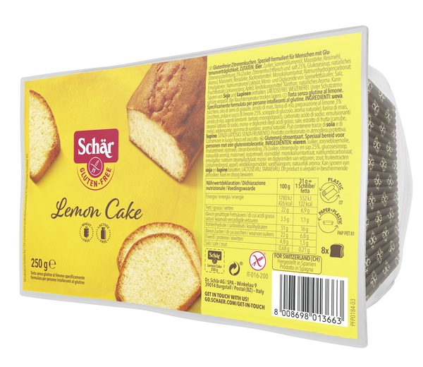 SCHAR LEMON CAKE 250 G - Farmapanda Srl
