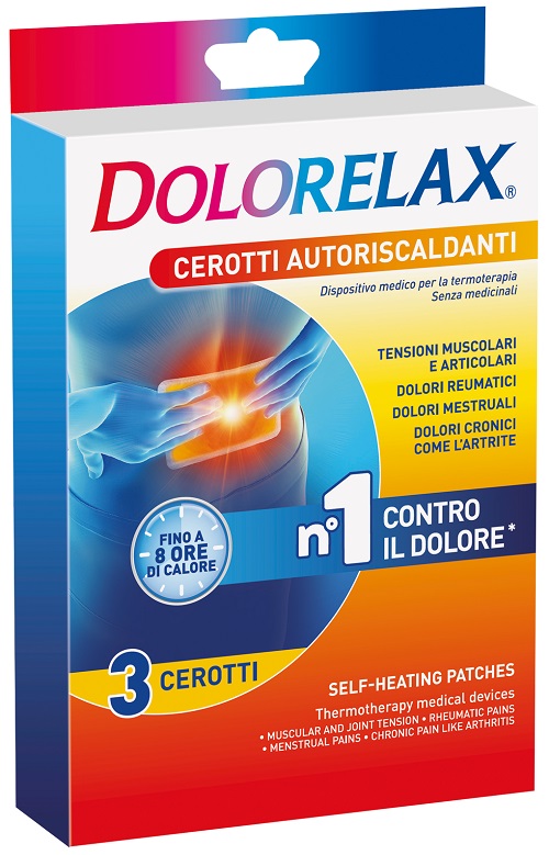 DOLORELAX CEROTTO EFFETTO CALDO 3 PEZZI - Farmapanda Srl