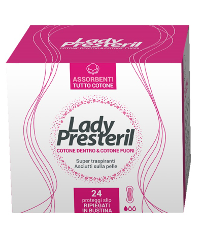 LADY PRESTERIL COTTON POWER PROTEGGI SLIP POCKET ANATOMICI RIPIEGATI PROMO 24 PEZZI - Farmapanda Srl