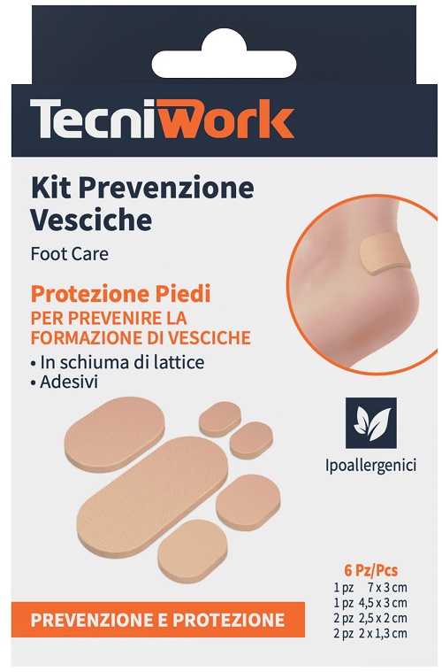 KIT PREVENZIONE VESCICHE 6 PEZZI - Farmapanda Srl