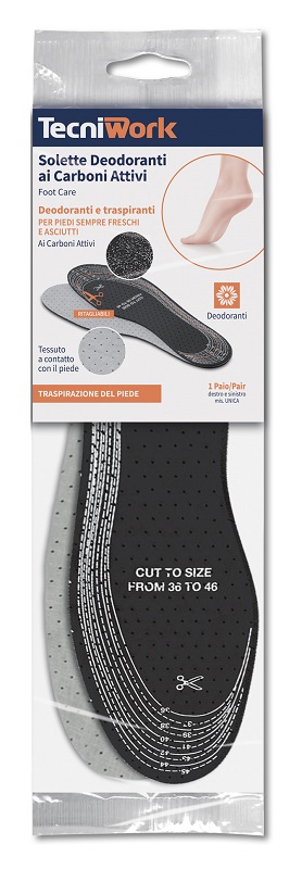 SOLETTE DEODORANTI AI CARBONI ATTIVI 1 PAIO - Farmapanda Srl