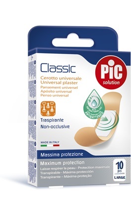 CEROTTO PIC CLASSIC 25X72 MM 10 ANTIBATTERICO 10 PEZZI - Farmapanda Srl