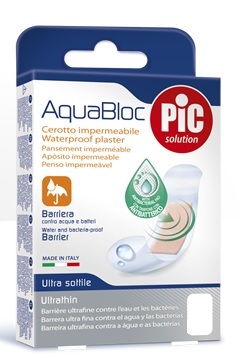 CEROTTO PIC AQUABLOC CM10X8 ANTIBATTERICO 5 PEZZI - Farmapanda Srl