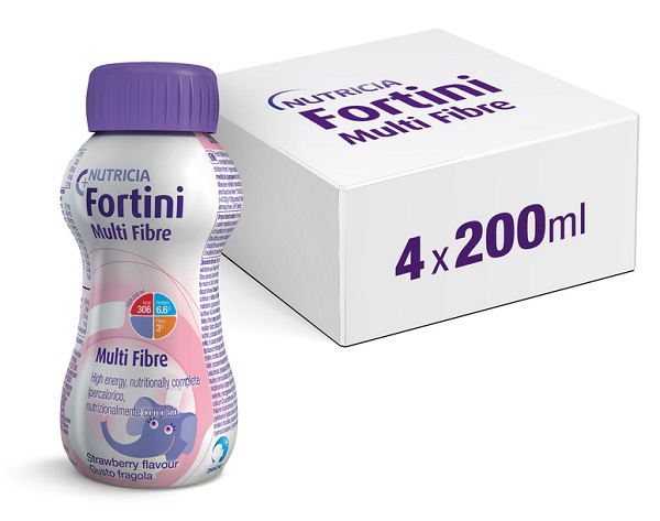 FORTINI MULTI FIBRE GUSTO FRAGOLA 200 ML - Farmapanda Srl