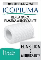 ICOPIUMA BENDA GARZA ELASTICA AUTOFISSANTE CM 4X4 MT - Farmapanda Srl