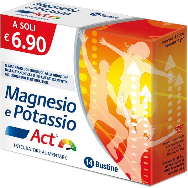 MAGNESIO E POTASSIO ACT 14 BUSTINE - Farmapanda Srl