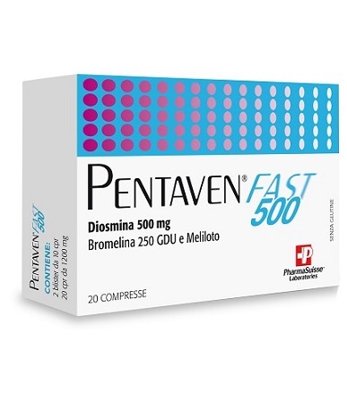 PENTAVEN FAST 500 20 COMPRESSE - Farmapanda Srl