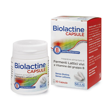 BIOLACTINE FERMENTI + VITAMINE 20 CAPSULE - Farmapanda Srl