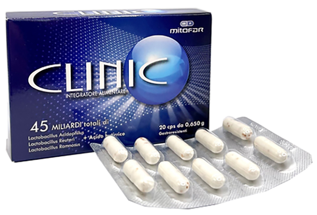 CLINIC 20 CAPSULE - Farmapanda Srl
