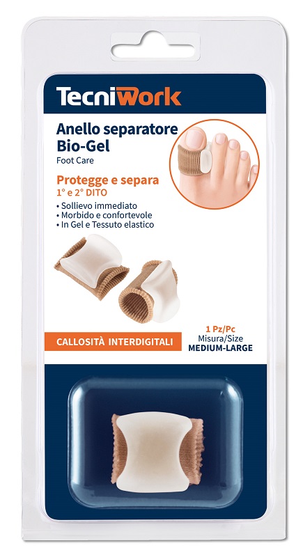 BIO-GEL ANELLO SEPARATORE PER ALLUCE M/L 1 PEZZO - Farmapanda Srl