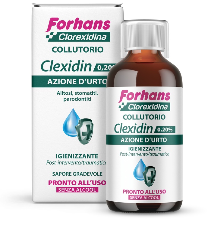 FORHANS CLEXIDIN 0,20 SENZA ALCOOL 200 ML - Farmapanda Srl