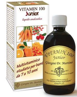 VITAMIN 100 JUNIOR LIQUIDO ANALCOLICO 500 ML - Farmapanda Srl
